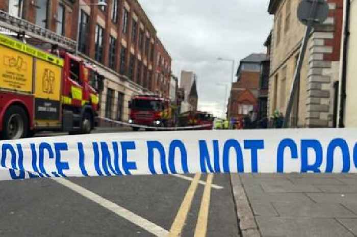 Live Nottingham fire updates as five crews called to blaze in city centre and road closed