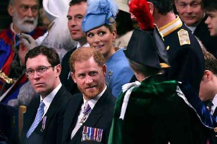 Prince Harry's bizarre coronation gesture to Princess Anne