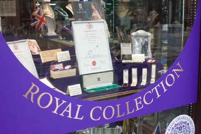 'Royal Collection' on display at Corporation Street jeweller Rex Johnson & Sons