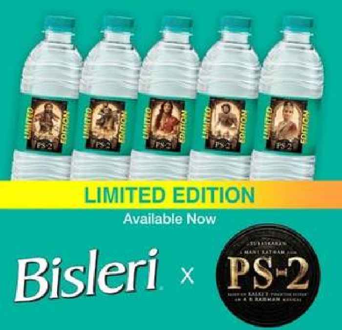 Bisleri and Lyca Production Extend their Partnership with Ponniyin Selvan: II