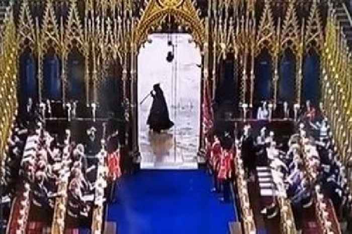 People swear they saw the Grim Reaper at the Coronation