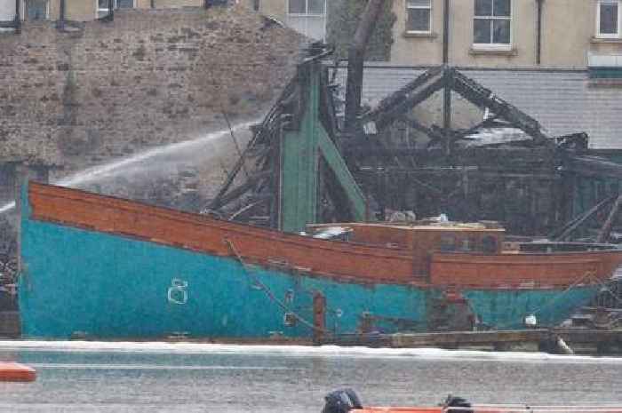 Bristol Harbour fire - man arrested on suspicion of arson