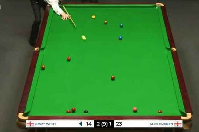 Jimmy White rolls back the years with 'incredible' clearance to claim Crucible glory