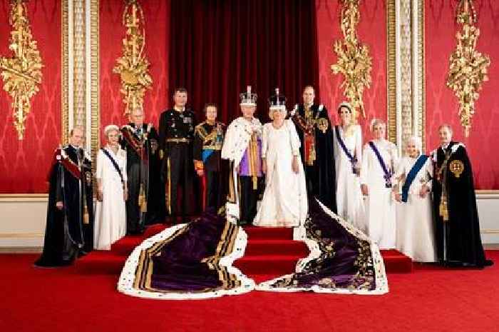 Royals release King Charles' official Coronation photos but Harry and key royals missing
