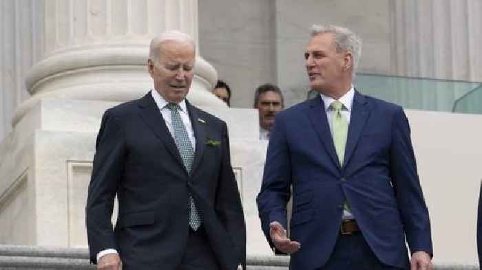 President Biden leads high-stakes debt limit meeting