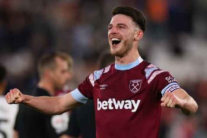 Declan Rice price tag revealed as Arsenal lead Chelsea and Man Utd in race for summer transfer
