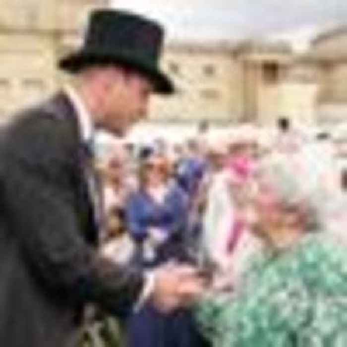Thousands attend Buckingham Palace garden party - and one guest wows Prince William