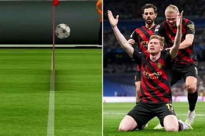 New footage shows Kevin De Bruyne wondergoal shouldn't have been allowed to stand