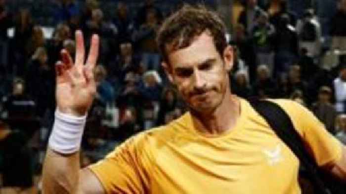 Murray's clay revival halted by Fognini in Rome