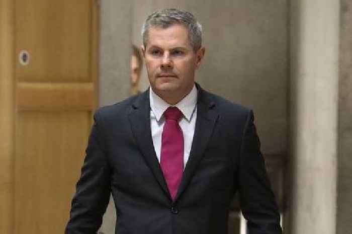 Shamed Derek Mackay 'getting on with life' as he is spotted at energy conference in Glasgow
