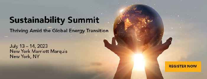 You're Invited! Sustainability Summit (July 13 - 14, New York, NY)