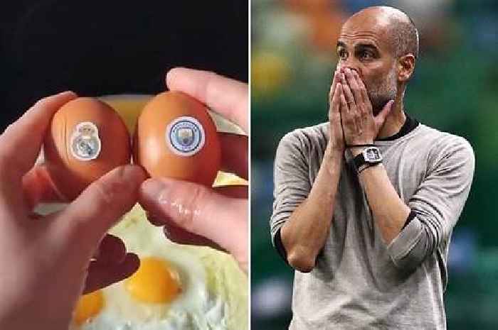 Man City 'set for Champions League heartache' in scarily accurate egg cracking prediction