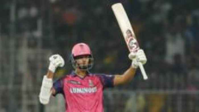 Jaiswal hits fastest IPL fifty in Rajasthan win