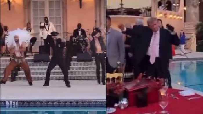 Watch Trump Dance to Hunks Performing The Village People’s ‘Macho Man’ at Mar-a-Lago