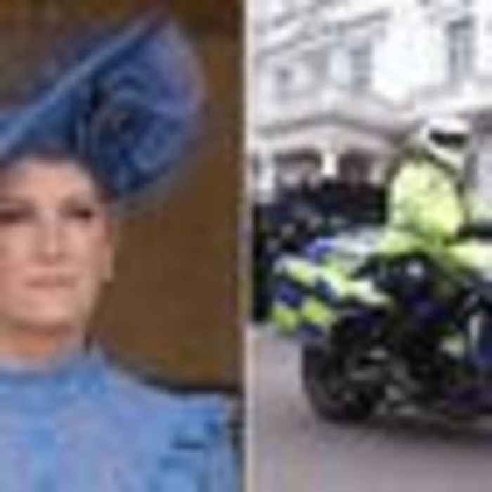 Woman, 81, in coma after royal police escort crash