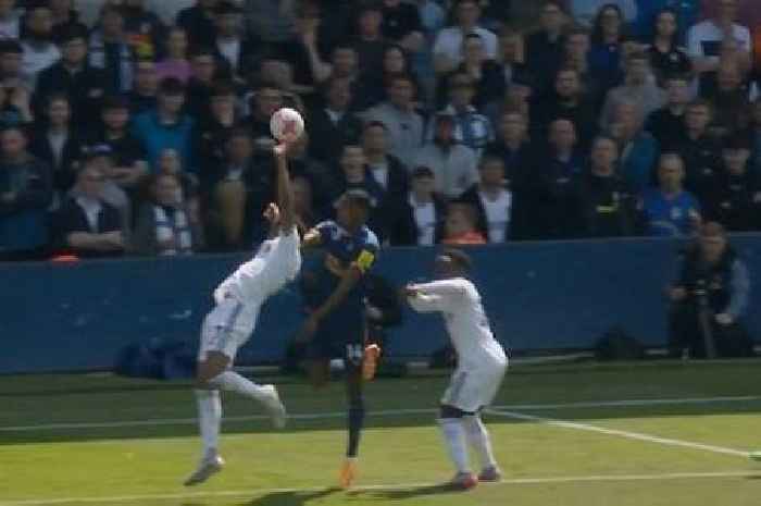 Leeds star gives away 'highest handball' fans have ever seen to leave them stunned