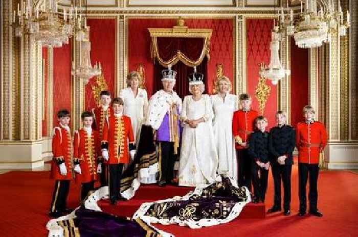 Who is in key coronation picture with King Charles and Queen Camilla