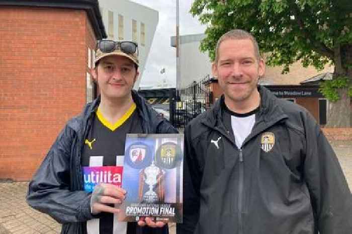 Excitement building as Notts County prepare for National League play-off final against Chesterfield
