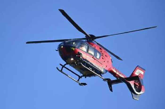 A379 Modbury crash attended by air ambulance in Devon