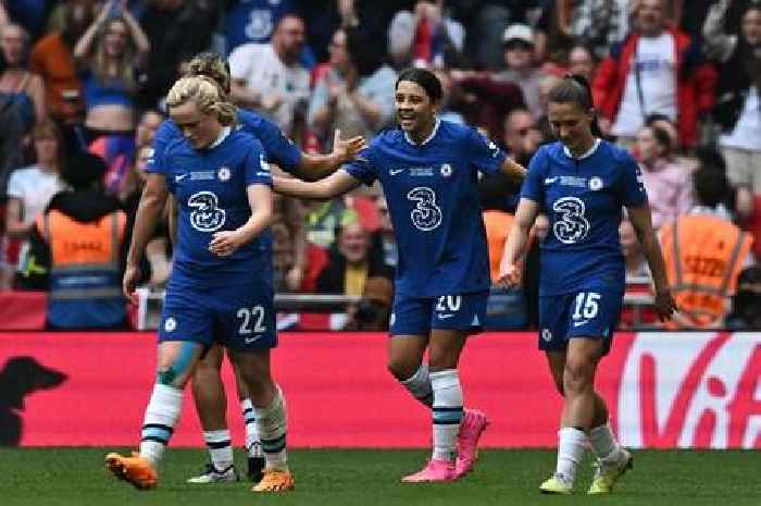 Women's FA Cup Final: Sam Kerr goal seals win for Chelsea against Manchester United