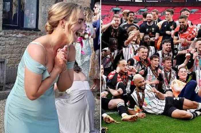 Notts County Women's star listens to Wembley drama at brother's wedding with genius idea