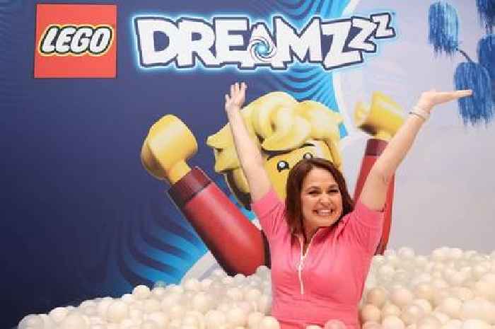 Myleene Klass and Amy Child at launch of new LEGO TV series