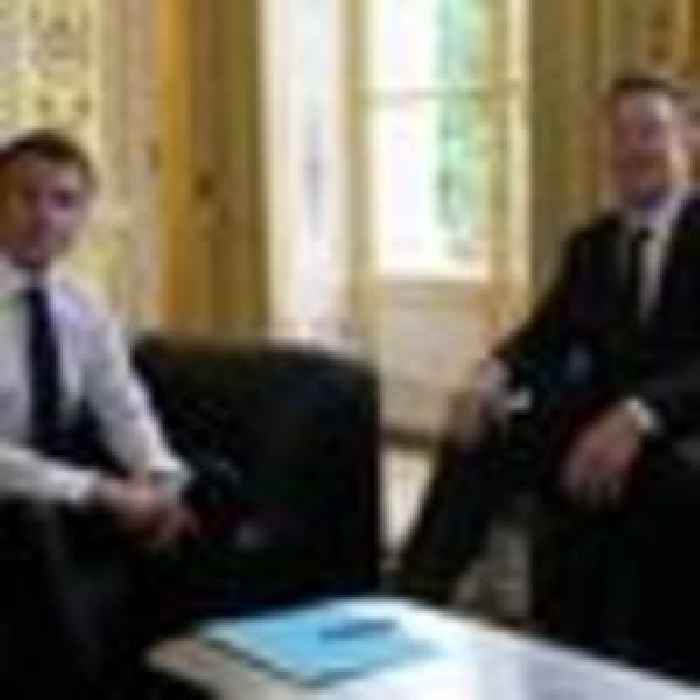 Musk tells Macron he had to 'sleep in the car' before meeting French president