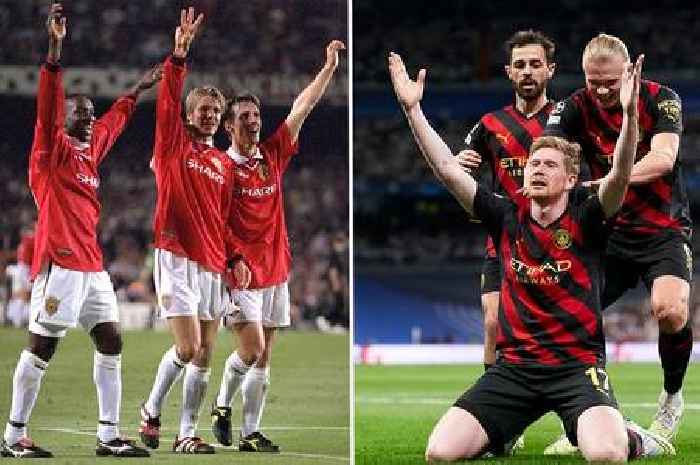 Man Utd fans furious at Jamie Carragher's combined XI of 1999 team vs Man City now