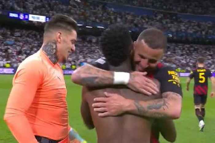 'I hugged Vinicius because I don't want him to rainbow flick me again' says Kyle Walker