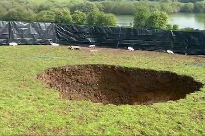 20-metre wide hole opens above huge tunnel being dug for HS2