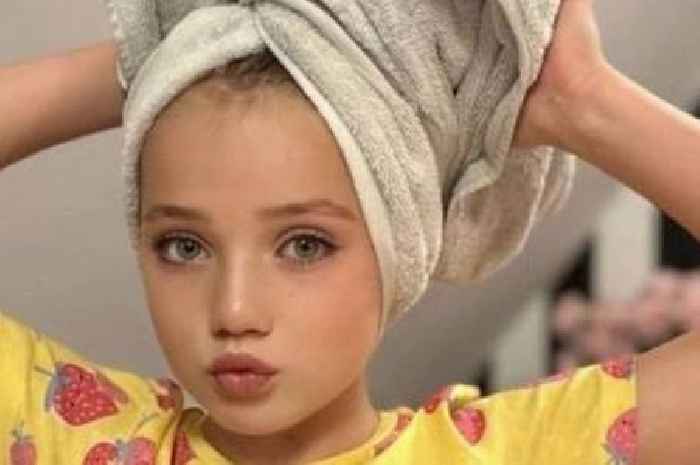 Katie Price under fire for snap of daughter Bunny, 8, wearing make-up