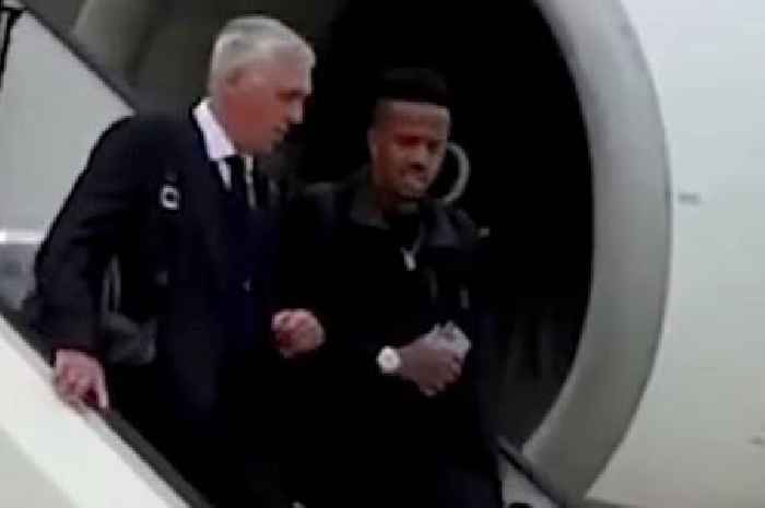 Carlo Ancelotti 'like a married couple' with Real Madrid star exiting plane