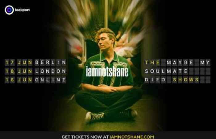  IAMNOTSHANE TO PERFORM “MAYBE MY SOULMATE DIED” LIVE IN EUROPE NEW SHOW AND WORLDWIDE LIVESTREAM!