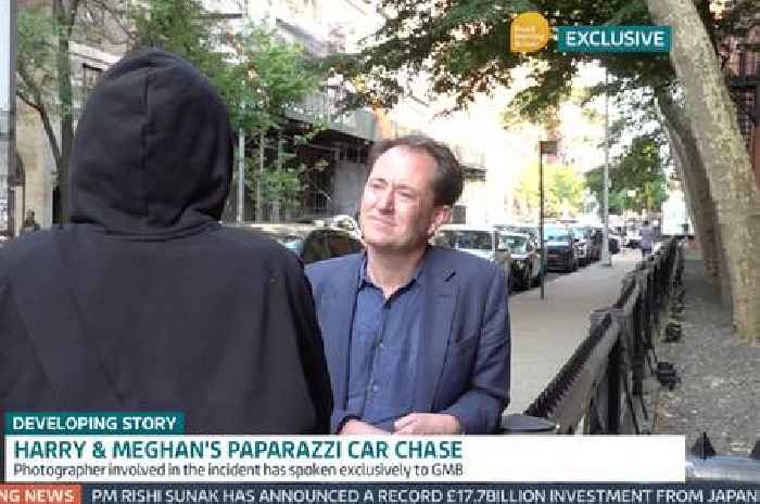 Photographer blames Harry and Meghan's driver for 'near catastrophic' car chase as he describes weaving through traffic at 80mph