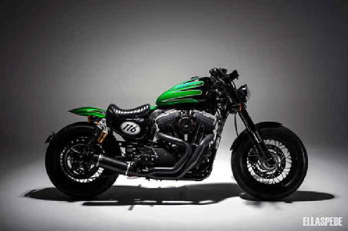 Modified Harley Sportster Forty-Eight Sits on Premium Suspension Looking Rather Delicious