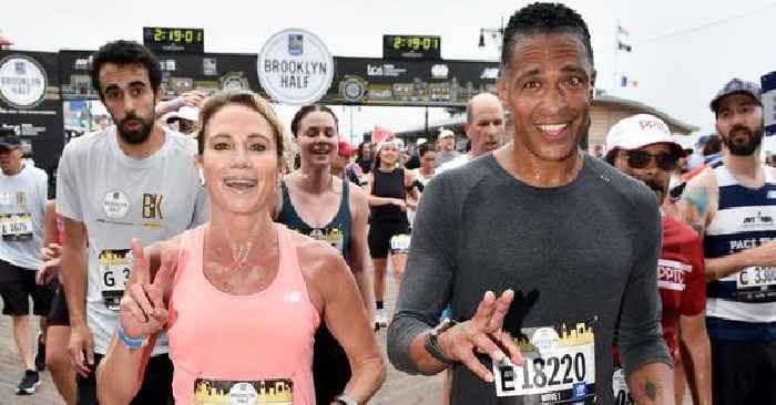 Unemployed Amy Robach and T.J. Holmes Run Brooklyn Half Marathon As They Continue to Look for Work