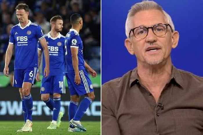 Gary Lineker raises 'conspiracy theory' which has left Leicester on brink of relegation
