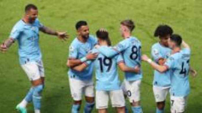 Man City celebrate title with win over Chelsea