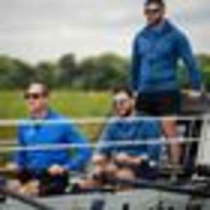 Prince of Wales takes to the water in rowing challenge