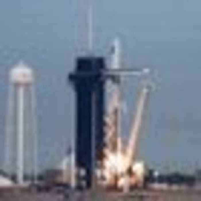 SpaceX launches second private flight - with a history-making passenger