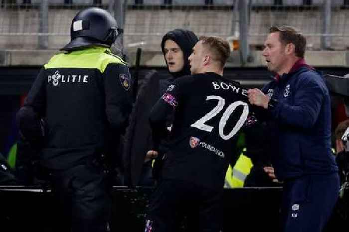 What David Moyes said as West Ham players ‘face UEFA charge’ after clashes with AZ Alkmaar fans