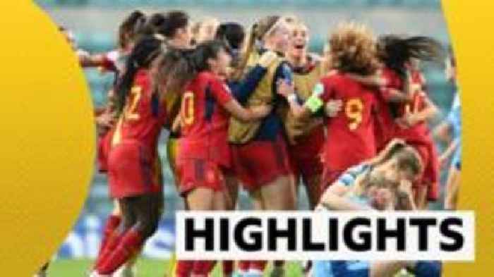 Spain beat England in thrilling Women's U17 semi