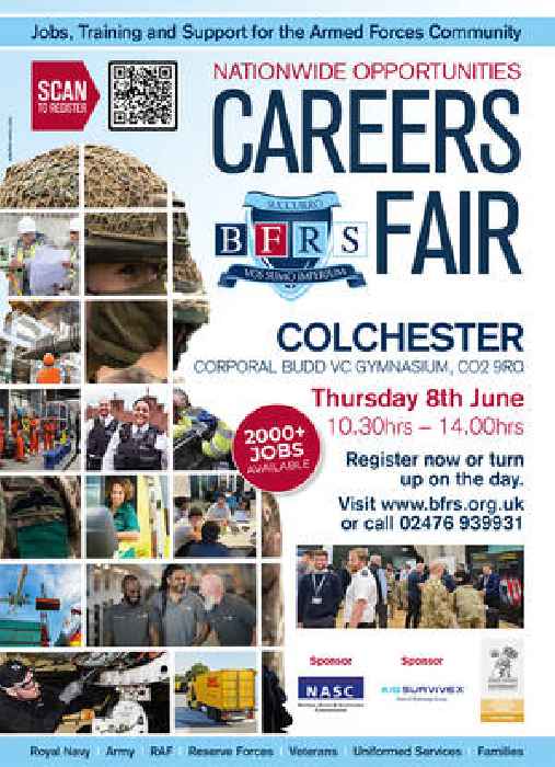  From Service to Success: British Forces Resettlement Service presents their first National Careers Fair in Colchester.