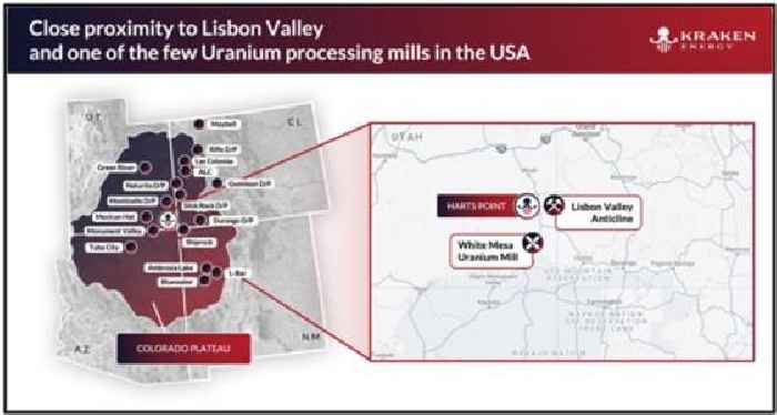 Atomic Minerals Options Colorado Plateau Hosted Harts Point Uranium Property to Kraken Energy