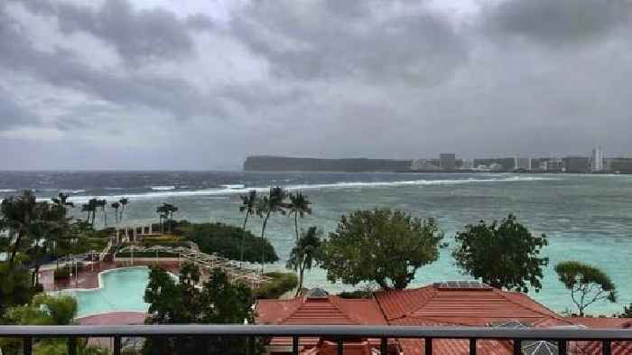 Typhoon Mawar brings 100 mph winds to Guam