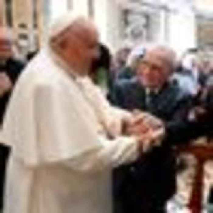 Pope meets director Scorsese as pontiff resumes audiences after fever
