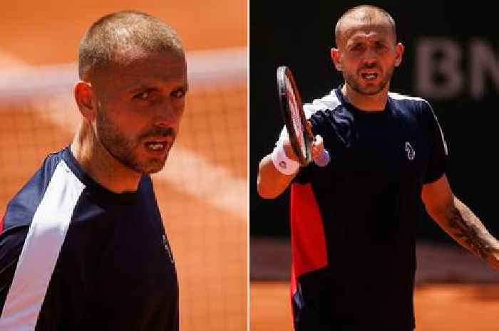 Dan Evans crashes out of the French Open and 'expects fine' after umpire tirade