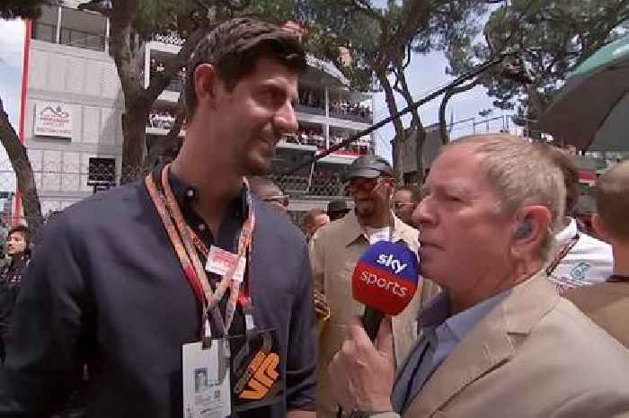 Martin Brundle makes Thibaut Courtois blunder as F1 fans all say the same thing