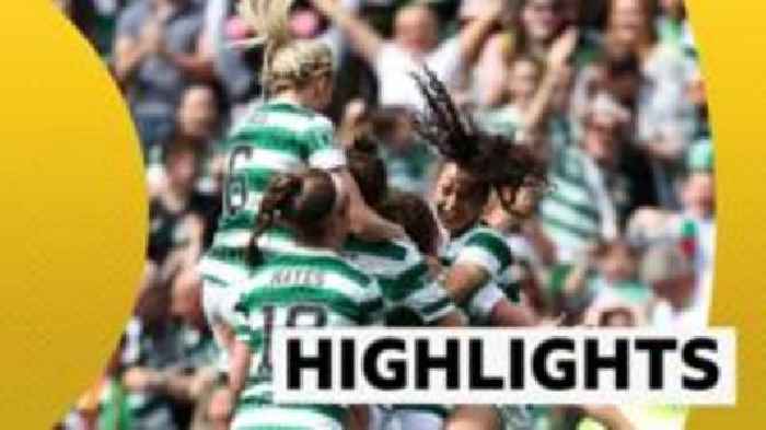 Watch the action as Celtic lift Scottish Cup