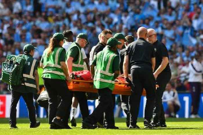 Tom Lockyer posts update from his hospital bed and has message for everyone after collapsing at Wembley
